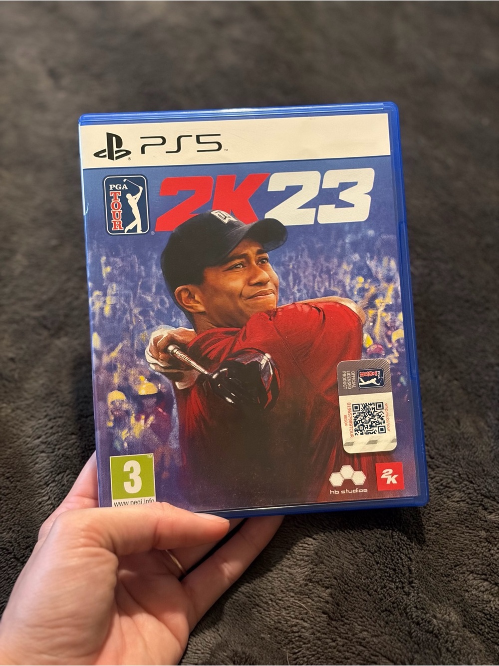 PS5 2K23 PGA Tour Video Game - Red Cover